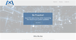 Desktop Screenshot of proactivepatents.com
